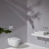 Akční balíček Laufen RIVA závěsné WC + podomítkový modul + WC tlačítko bílé SIKOSLRI000