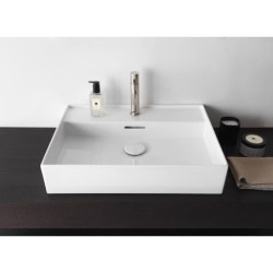 Umyvadlo Laufen Kartell By Laufen 60x46 cm otvor pro baterii uprostřed H8163330001041