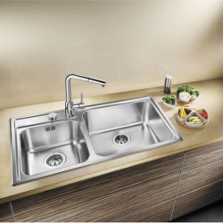 Dřezová baterie Blanco Mila - S s vytahovací sprškou chrom 521466