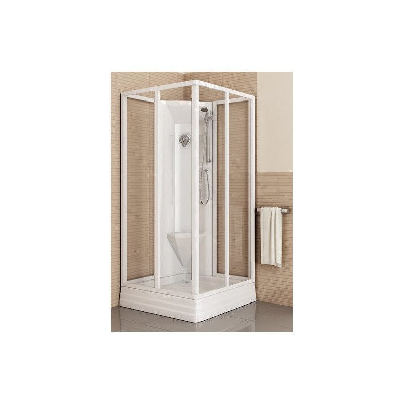 Sprchový box čtverec 80x80 cm Ravak Supernova 82644112ZG