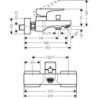 Vanová baterie Hansgrohe METROPOL chrom 32540000