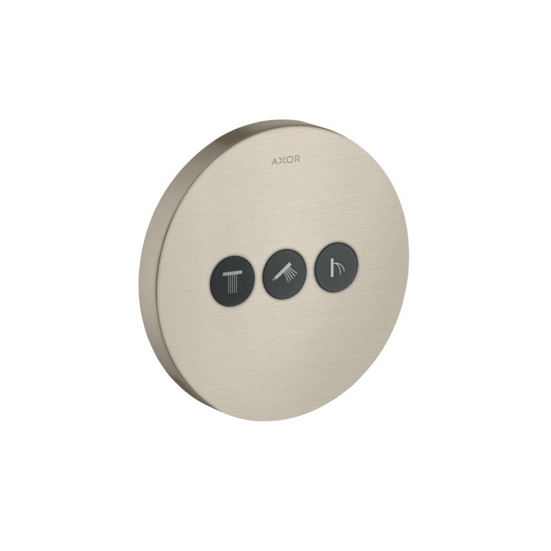 Sprchová baterie Hansgrohe ShowerSelect bez podomítkového tělesa kartáčovaný nikl 36727820