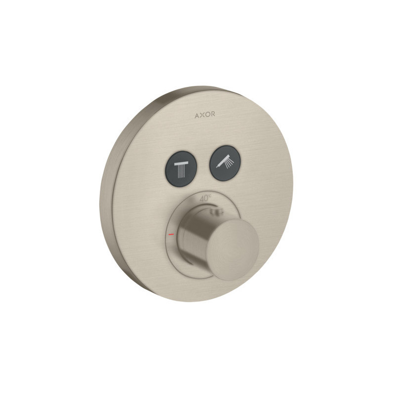Sprchová baterie Hansgrohe ShowerSelect bez podomítkového tělesa kartáčovaný nikl 36723820