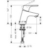Umyvadlová baterie Hansgrohe Focus bez výpusti chrom 31733000