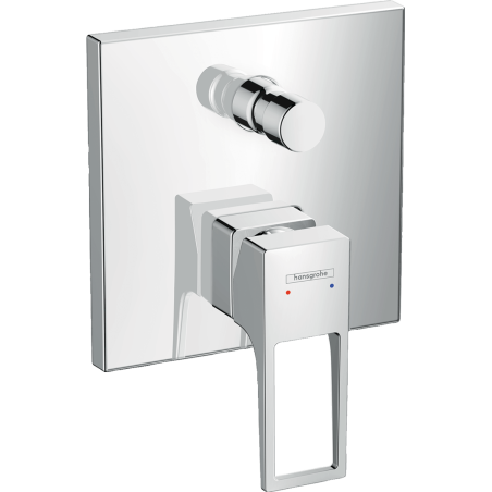 Sprchová a vanová baterie pod omítku Hansgrohe Metropol se zabudovanou bezpečnostní kombinací, chrom 74546000