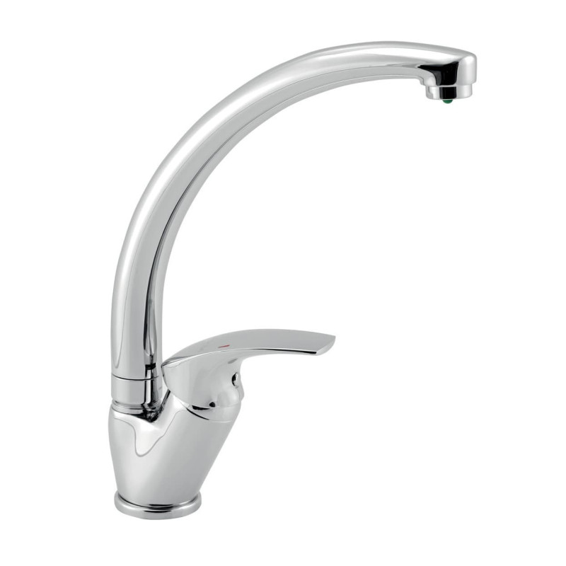 Dřezová baterie Novaservis Metalia 57 s otočným ramínkem chrom 57014,0