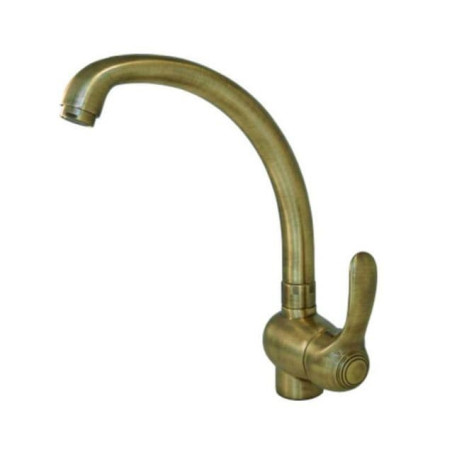 Dřezová baterie Paffoni Flavia s otočným ramínkem bronz FA181BR