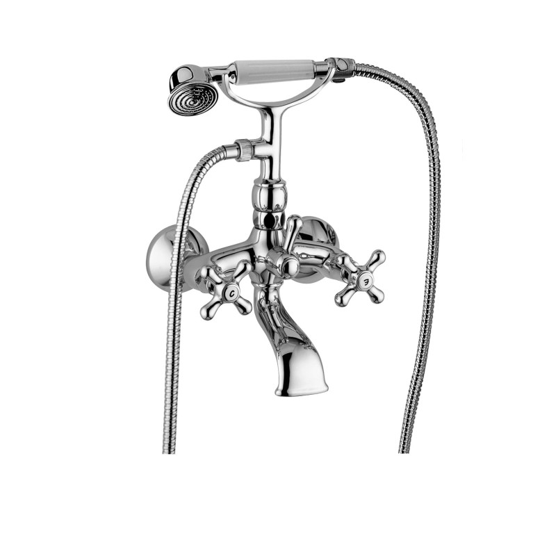 Vanová baterie Paffoni Ricordi se sprchovým setem 150 mm chrom IRV026CR