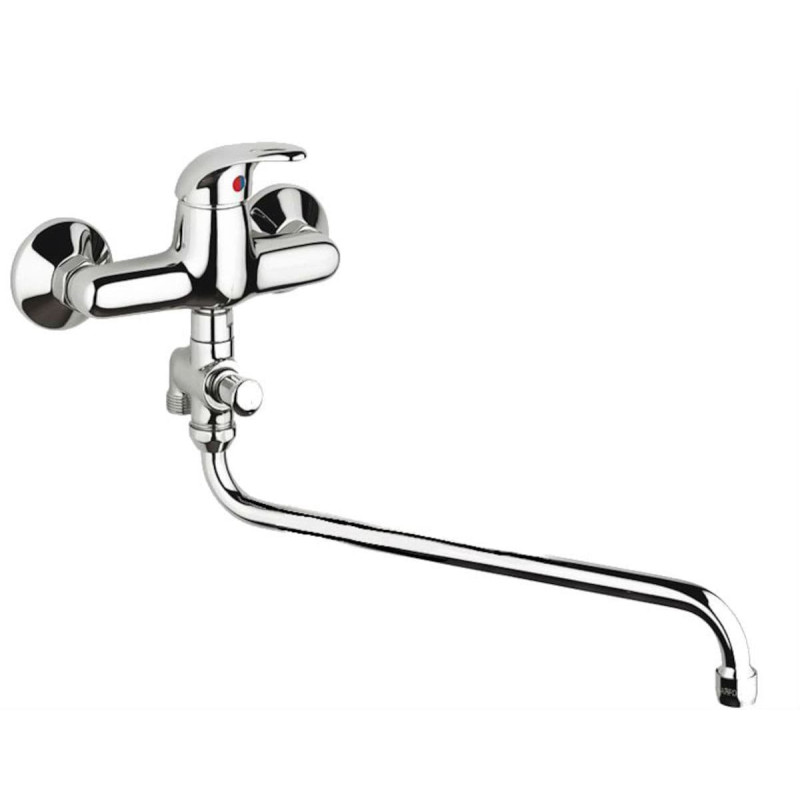 Vanová baterie Paffoni Laguna bez sprchového setu 150 mm chrom LA172