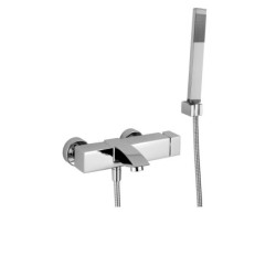 Vanová baterie Paffoni Level se sprchovým setem 150 mm chrom LEC026CR
