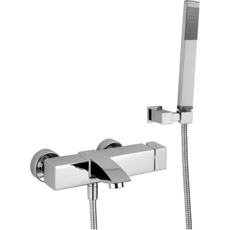 Vanová baterie Paffoni Level se sprchovým setem 150 mm chrom LEC023