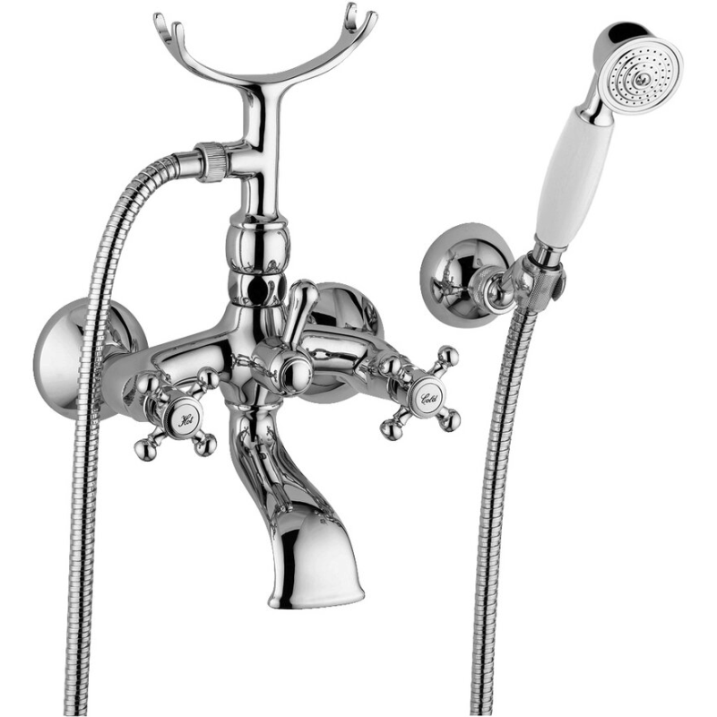 Vanová baterie Paffoni Viola se sprchovým setem 150 mm chrom VLV027CR