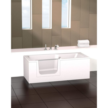 Vana s dvířky Juwel Duett 170x75 cm akrylát levá SIKOVAND170L