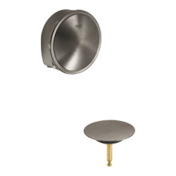 Vrchní sada k vaně GROHE Talentofill Brushed Hard Graphite 19952AL0