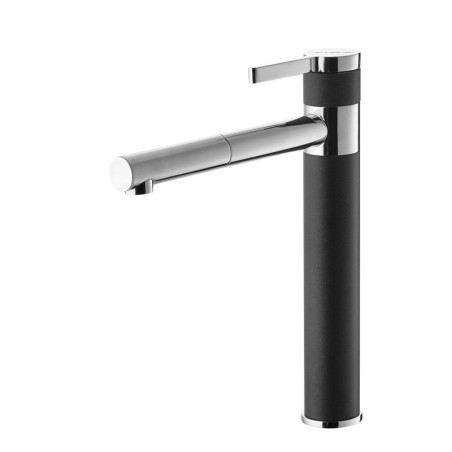 Dřezová baterie Alveus Zina  s otočným raménkem černá 1129061