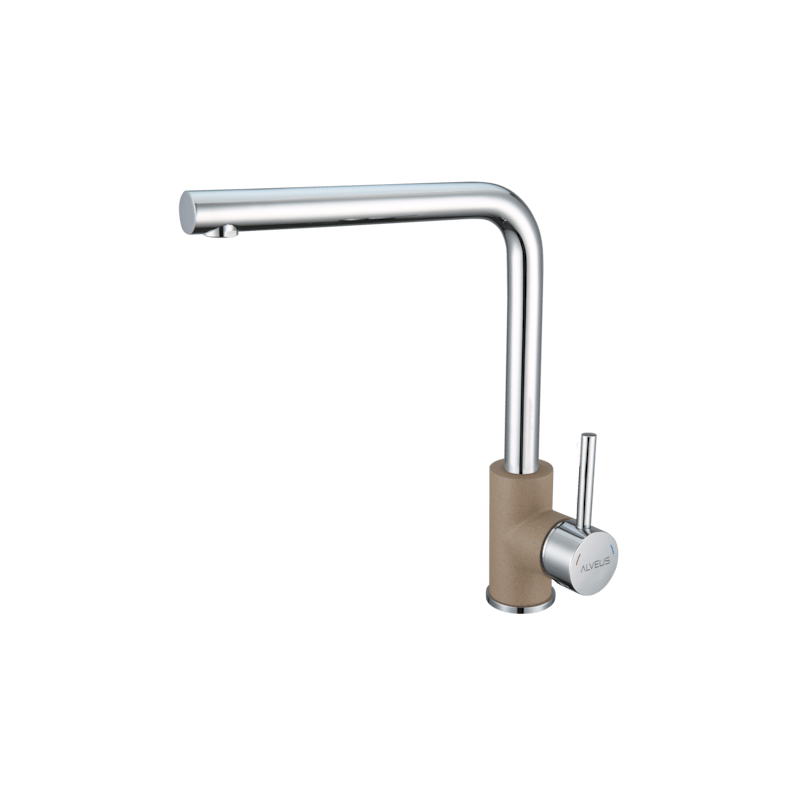 Dřezová baterie Alveus Selma s otočným raménkem béžová 1129042
