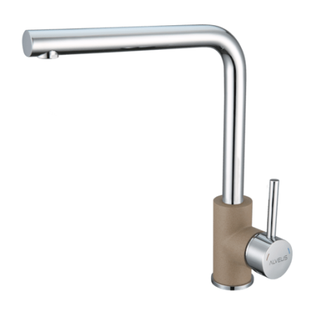 Dřezová baterie Alveus Selma s otočným raménkem béžová 1129042
