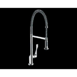 Dřezová baterie Hansgrohe Axor Citterio s vytahovací sprškou vzhled nerezu 39840800