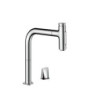Dřezová baterie Hansgrohe Metris Select M71 s vytahovací sprškou chrom 73818000