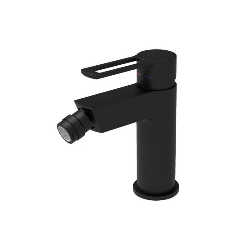 Bidetová baterie Paffoni Ringo bez výpusti černá RIN131NO