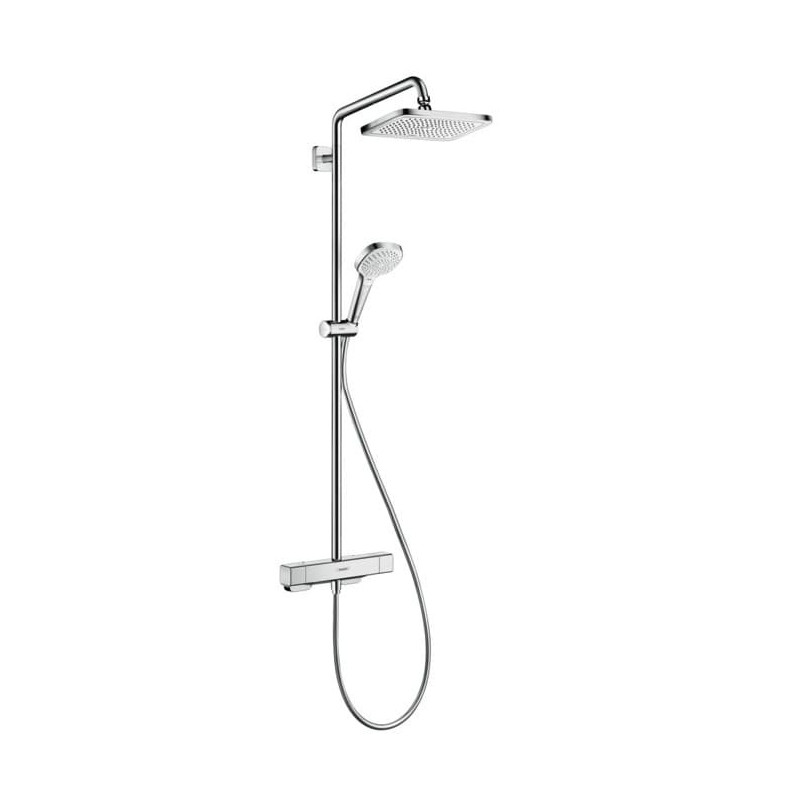 Sprchový systém Hansgrohe Croma E na stěnu s termostatickou baterií chrom 27660000