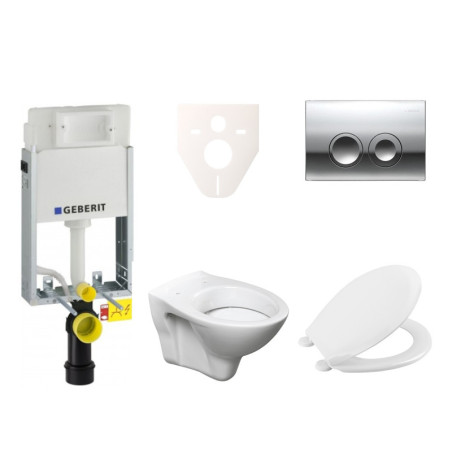 Cenově zvýhodněný závěsný WC set Geberit k zazdění + WC S-Line  110.100.00.1NR2