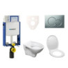 Cenově zvýhodněný závěsný WC set Geberit k zazdění + WC S-Line S-line Pro 110.302.00.5ND3
