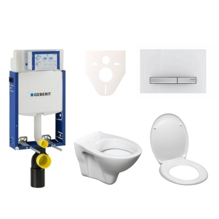 Cenově zvýhodněný závěsný WC set Geberit k zazdění + WC S-Line S-line Pro 110.302.00.5ND8