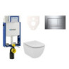 Cenově zvýhodněný závěsný WC set Geberit k zazdění + WC Ideal Standard Tesi 110.302.00.5NE6