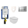 Cenově zvýhodněný závěsný WC set Geberit k zazdění + WC Ideal Standard Tesi 110.302.00.5NF7