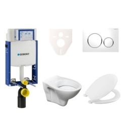 Cenově zvýhodněný závěsný WC set Geberit k zazdění + WC S-Line S-line Pro 110.302.00.5NR4
