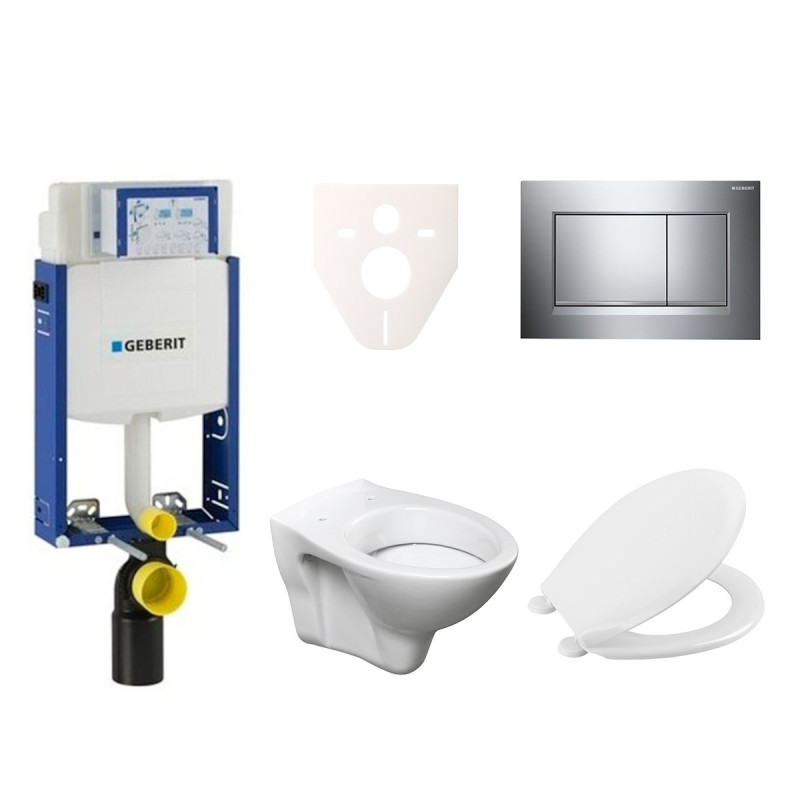 Cenově zvýhodněný závěsný WC set Geberit k zazdění + WC S-Line S-line Pro 110.302.00.5NR6