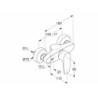 Sprchová baterie Kludi Pure&Solid bez sprchového setu, chrom 348410575