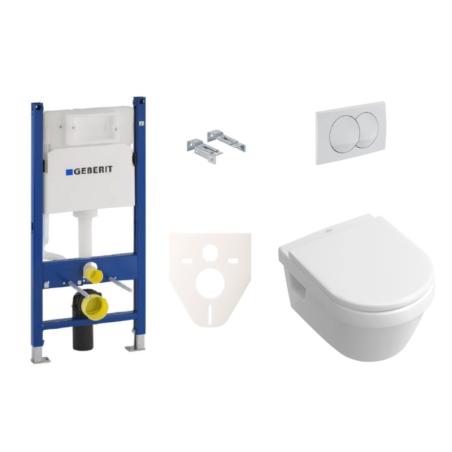 Cenově zvýhodněný závěsný WC set Geberit  + WC Villeroy & Boch Omnia Architectura SIKOGES5B0