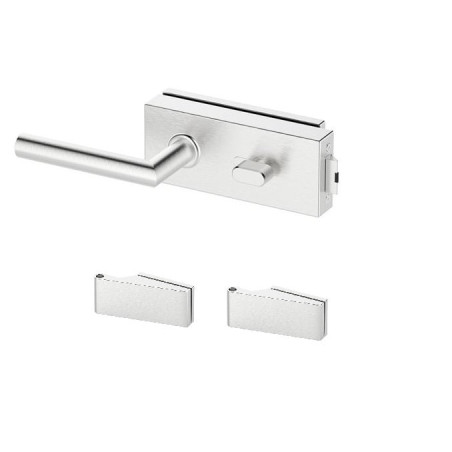 Klika +panty na skleněné dveře WC knoflík (WC) nerez BUDSETHWCIL