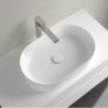 Umyvadlo na desku Villeroy & Boch Collaro 56x36 cm bez otvoru pro baterii, bez přepadu 4A195601