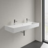 Dvojumyvadlo Villeroy & Boch Memento 120x42 cm dva otvory pro baterii 4A22CK01