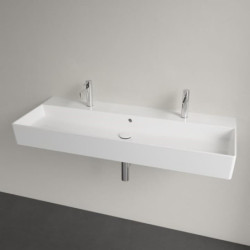 Dvojumyvadlo Villeroy & Boch Memento 120x42 cm dva otvory pro baterii 4A22CK01