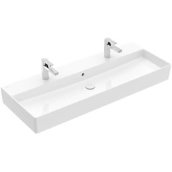 Dvojumyvadlo Villeroy & Boch Memento 120x42 cm dva otvory pro baterii 4A22CK01