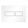 Ovládací tlačítko Tece Solid bílá mat 9240433