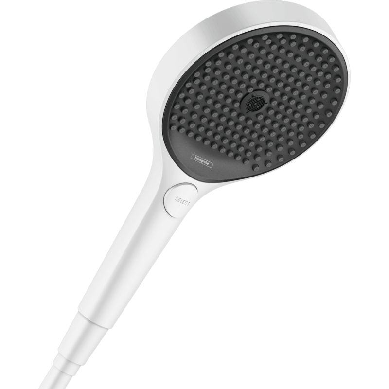 Sprchová hlavice 130 3jet Hansgrohe Rainfinity, matná bílá 26864700