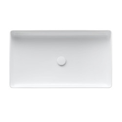 Umyvadlo na desku Laufen Living City 60x34 cm bez otvoru pro baterii, bez přepadu H8114344001121
