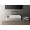 Umyvadlo na desku Laufen Living City 60x34 cm bez otvoru pro baterii, bez přepadu H8114344001121