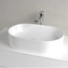 Umyvadlo na desku Villeroy & Boch Collaro 56x36 cm bez otvoru pro baterii, bez přepadu 4A1956R1