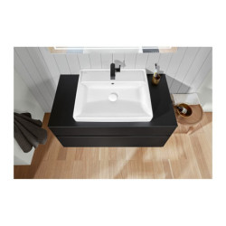 Villeroy Boch Collar: umyvadlo, obdélníkové 600x470mm s přepadem, bílá Alpin, 4A336001