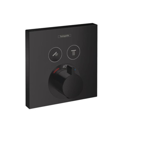 Sprchová a vanová baterie Hansgrohe ShowerSelect bez podomítkového tělesa matná černá 15763670
