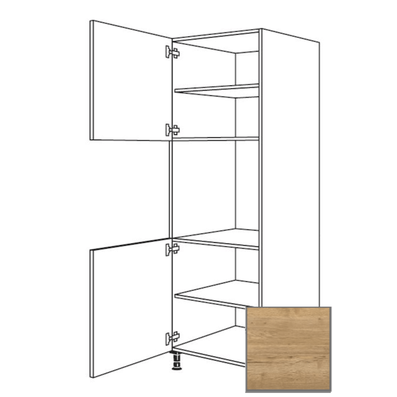 Kuchyňská skříňka vysoká Naturel Sente24 pro troubu 60 cm dub sierra 405.GO02.L