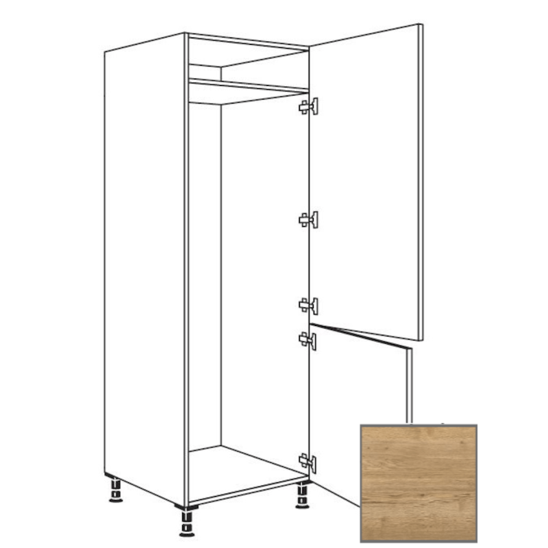 Kuchyňská skříňka vysoká Naturel Sente24 pro lednici 60 cm dub sierra 405.GD17802.R