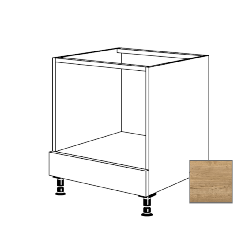 Kuchyňská skříňka spodní Naturel Sente24 pro troubu 60 cm dub sierra 405.HUB