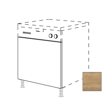 Kuchyňská skříňka Naturel Sente24 potravinová 60 cm dub sierra 405.GSB60
